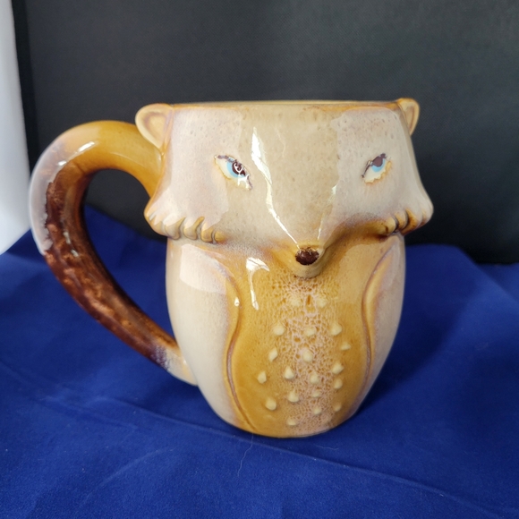 Gibson Fox Blue Eyes Large 18oz. Stoneware PotteryMug/Cup Unisex - Picture 5 of 8